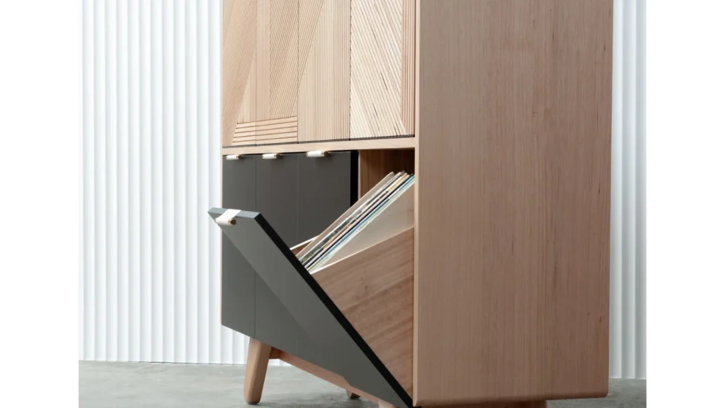 Kithe-Tasmanian-Oak-Cadence-vinyl-rewcord-storage-tumbler-drawer-cabinet-3